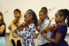 Image of young girls playing the Violin 