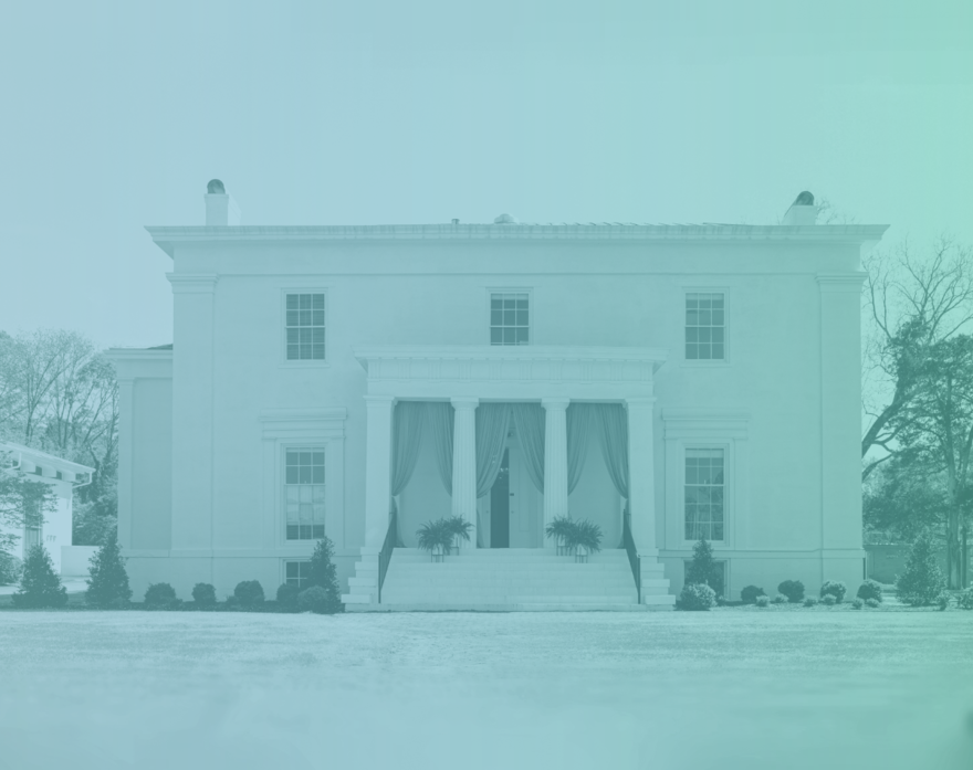 Light blue tinted image of Oak Place